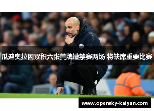 瓜迪奥拉因累积六张黄牌遭禁赛两场 将缺席重要比赛